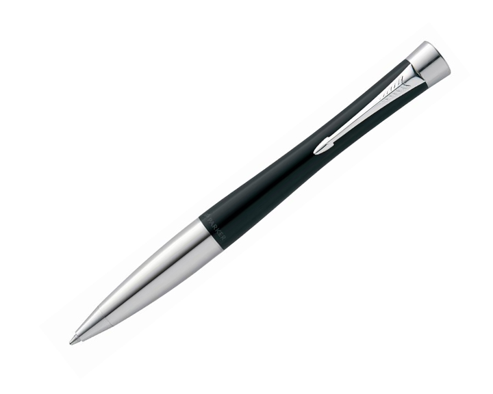 07. Parker \'Urban\' Black, Chrome Trim Ball Point Pen