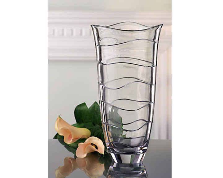 02. Nachtmann Fine Crystal \'Blossom\' Vase, 320mm