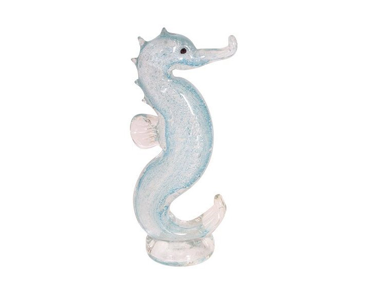 24. Coloured Miniature Glass \"Seahorse\"