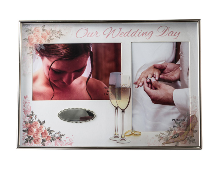 05. 'Our Wedding' Photo Frame, 2 pictures