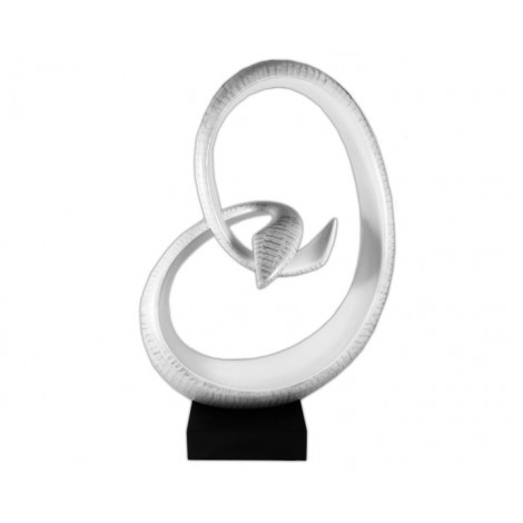 14. White Lacquer Abstract Sculpture Award