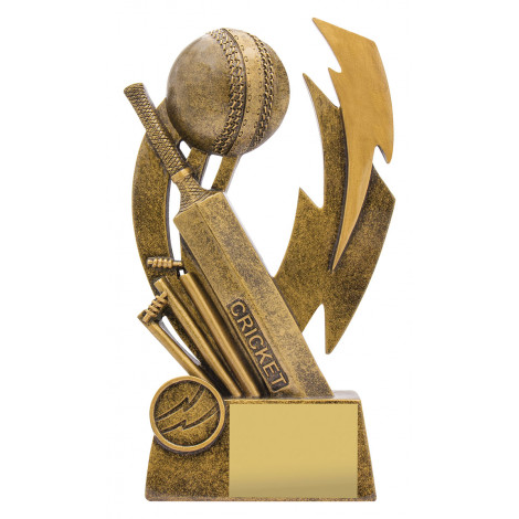 Cricket Flash Resin Trophy
