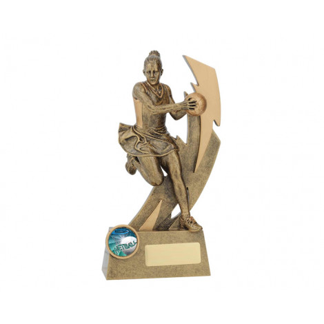 Small Netball 'Shazam' Resin Trophy