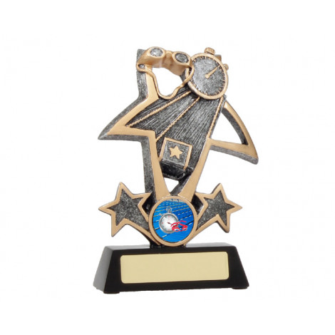 33. Large Swimming Star Resin Trophy