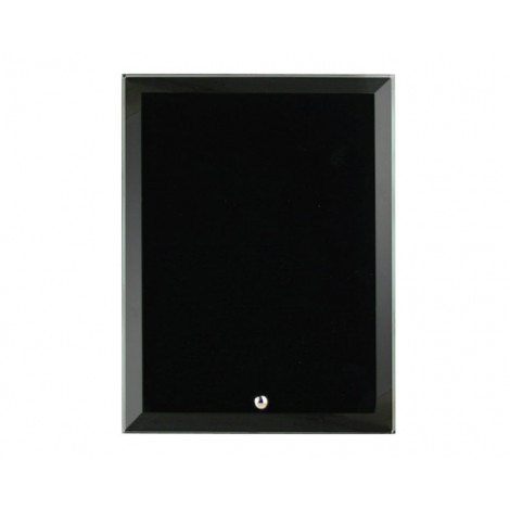 54. Large Black Coloured Glass Award, 205mm