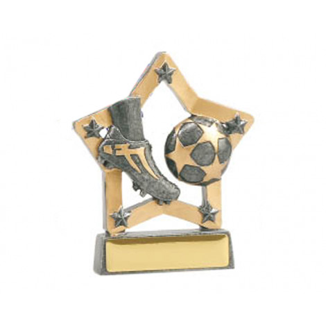 A132. Soccer Star Resin Trophy