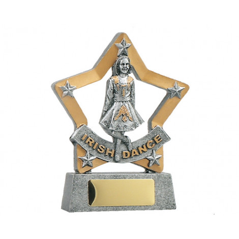 02. Irish Dancer Star Resin Trophy