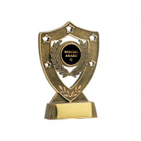 19. Small Shield Shape Resin Trophy
