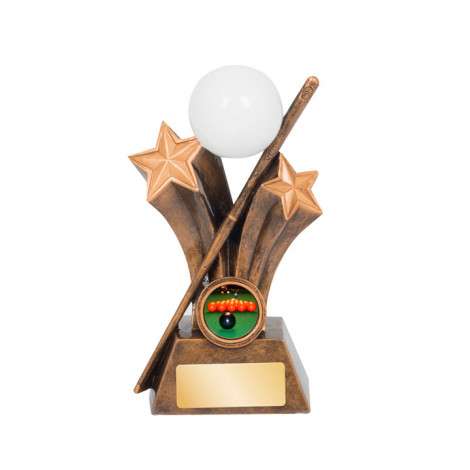 04. Small Billiards Star Resin Trophy