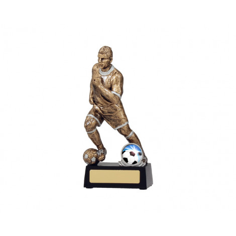 51. Small Male Soccer Resin Trophy