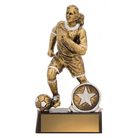 Football Trophy, Action Female 
