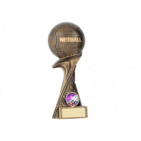 Large 'Pinnacle' Netball Resin Trophy