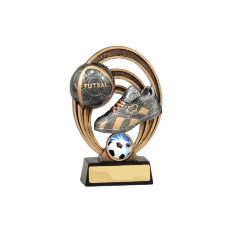 01. Small Futsal Halo Resin Trophy