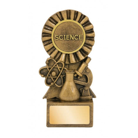 Science Rosette Resin Trophy
