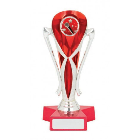  Music Trophy, Red & Silver Cup
