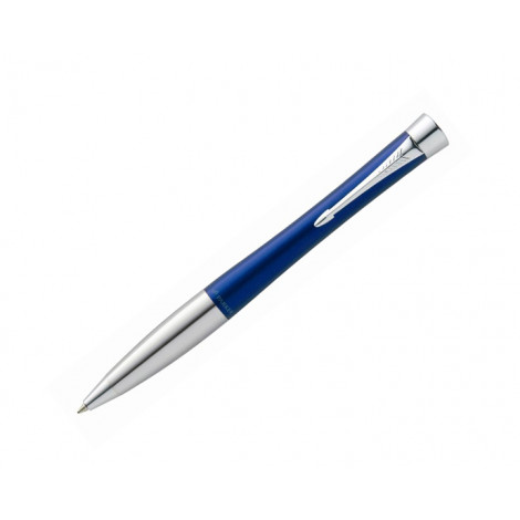 14. Parker 'Urban' Laquer Blue, Chrome Trim Ball Point Pen