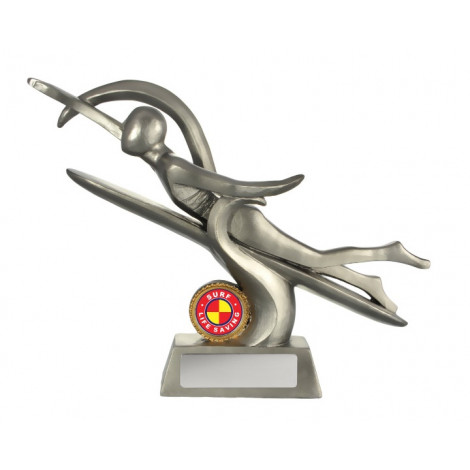 29. Large Surf Life Saving "All Action Hero" Resin Trophy