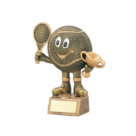 04. Tennis Character Resin Trophy