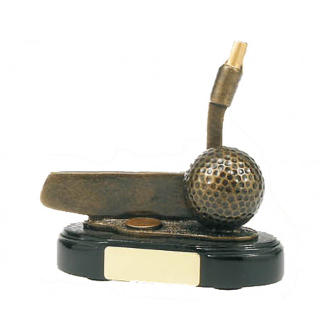 56. Golf Putter Resin Trophy