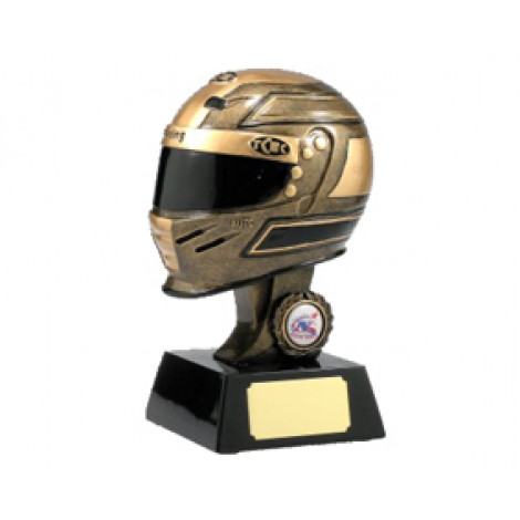 Helmet Motor Racing Trophy