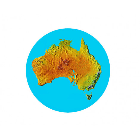 Australia - Map Acrylic Button