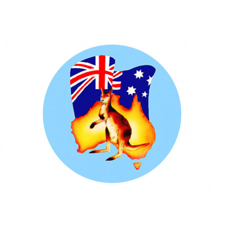 Australia - Flag Acrylic Button