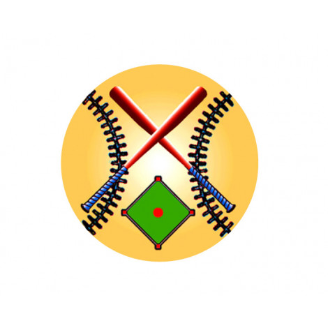 Baseball Acrylic Button