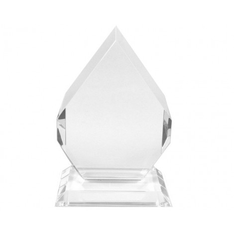 63. Large Teardrop Crystal Award