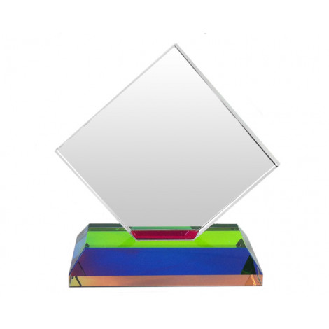 32. Large Crystal Rainbow Reflection Diamond Award