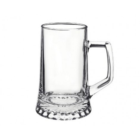 06. Bormioli Stern Glass Beer Mug, 500ml