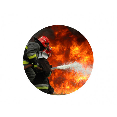 Fireman Acrylic Button