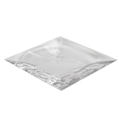 02. Crystal 'Coco' Square Plate, 250mm
