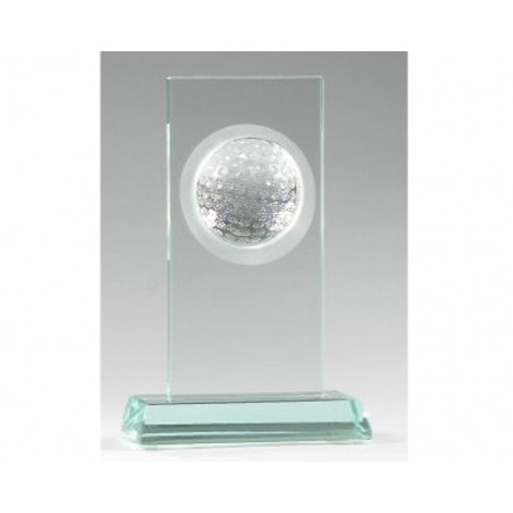 01. Rectangle Jade Glass Golf Award