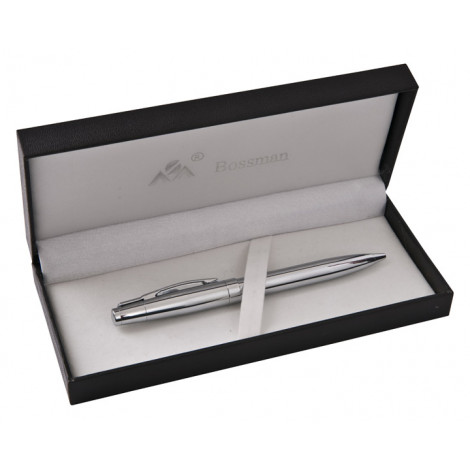 03. Bossman Silver Pen, Gift Boxed