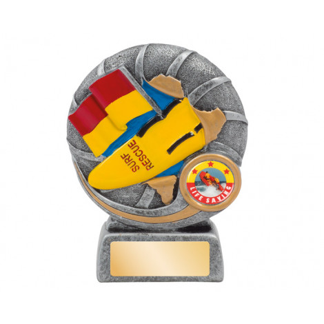 15. Small Surf Life Saving 'Dynamite' Series Resin Trophy