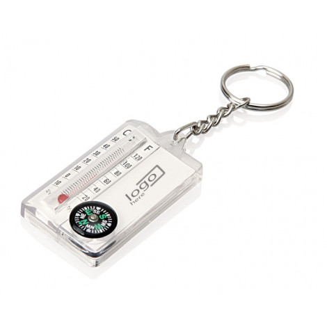 04. Thermometer Compass Keyring