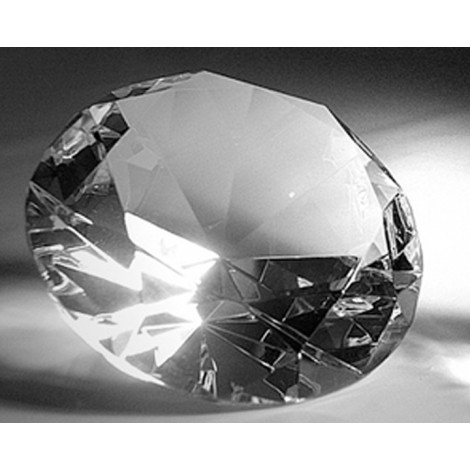 A147. Crystal Diamond, 80mm, Gift Boxed