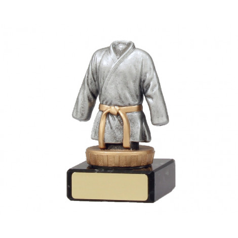 12. Karate Figure on Black Base