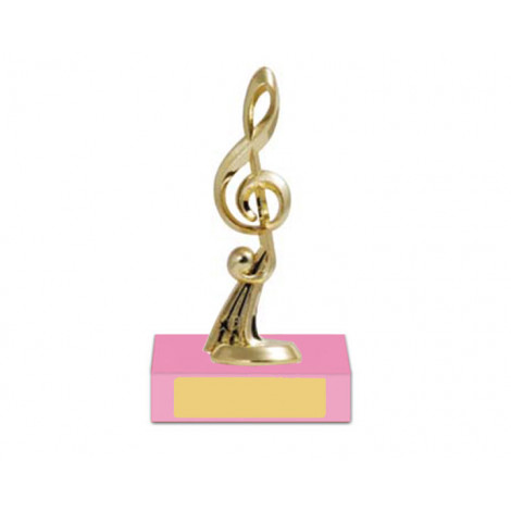 14. Music Pink Base Colour Trophy