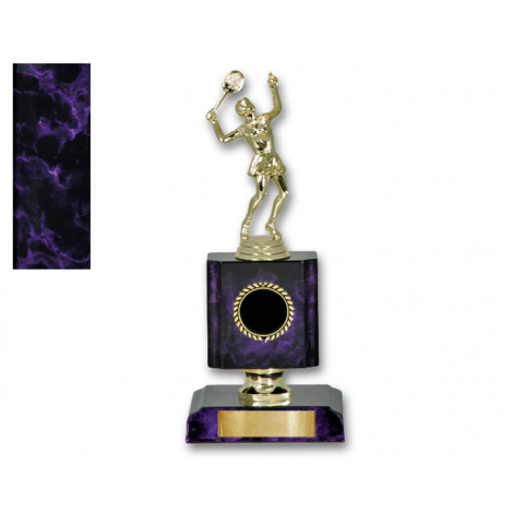 33. Tennis Purple Colour Trophy