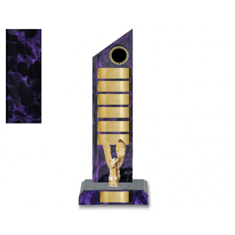 28. Self Standing Purple Perpetual Trophy