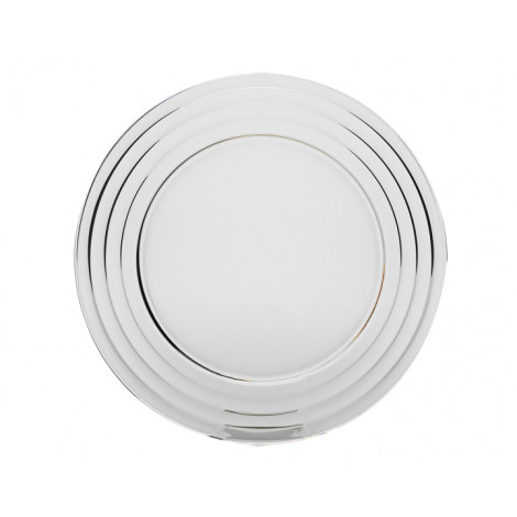 01. Porto 'Baguette' Charger Glass Plate 320mm