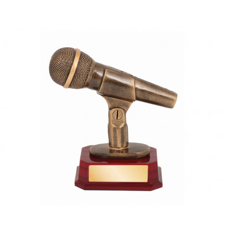 10. Music Microphone Trophy
