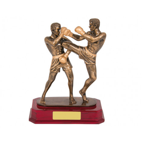 17. Kick Boxing, Double Action Resin Trophy