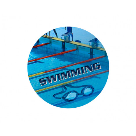 Swimming Acrylic Button