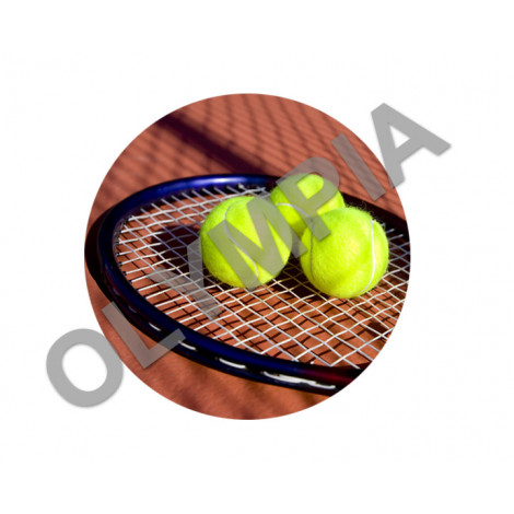 Tennis Acrylic Button
