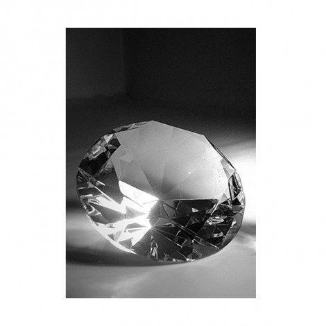 Crystal Diamond, 100mm, Gift Boxed