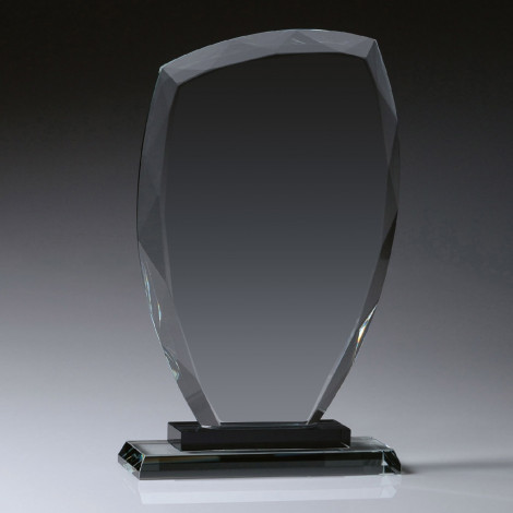 Glass award Black Pedestal 10mm thick 