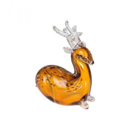 Coloured Miniature Glass Stag