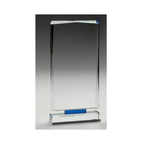Blue "Mirage' Clear Glass 